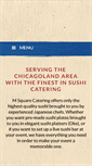 Mobile Screenshot of m2catering.com